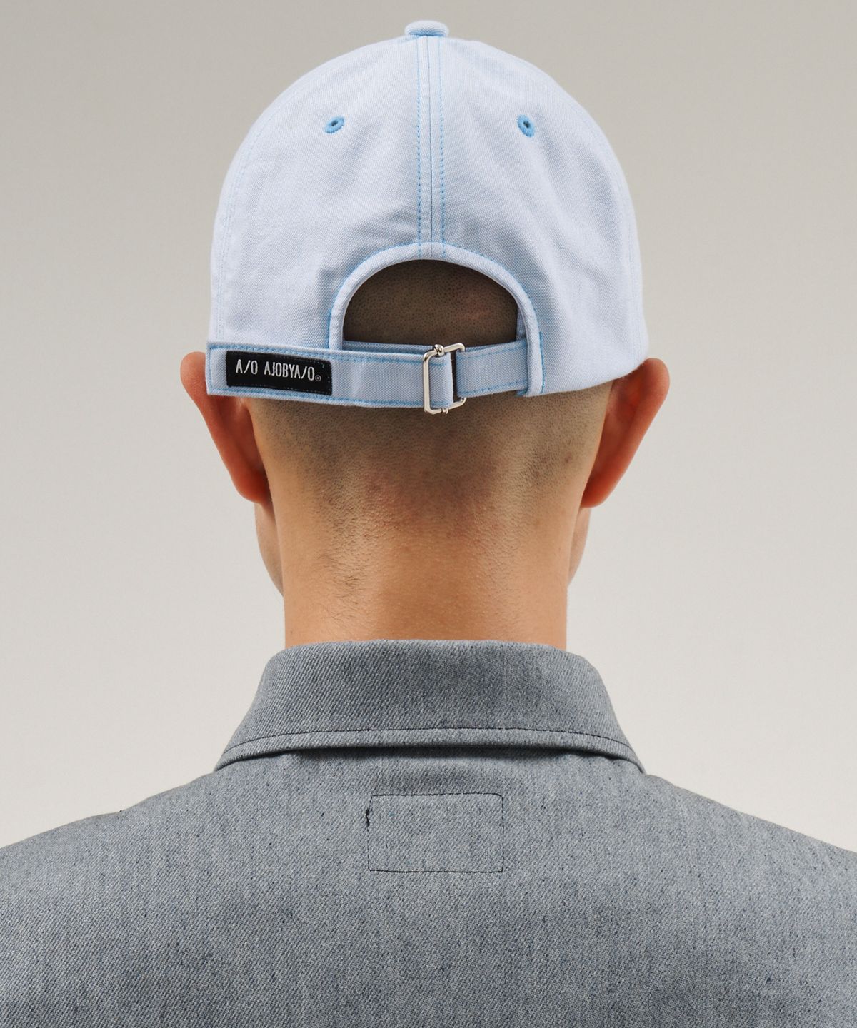아조바이아조(AJOBYAJO) Logo Oxford Cap [SKY BLUE]