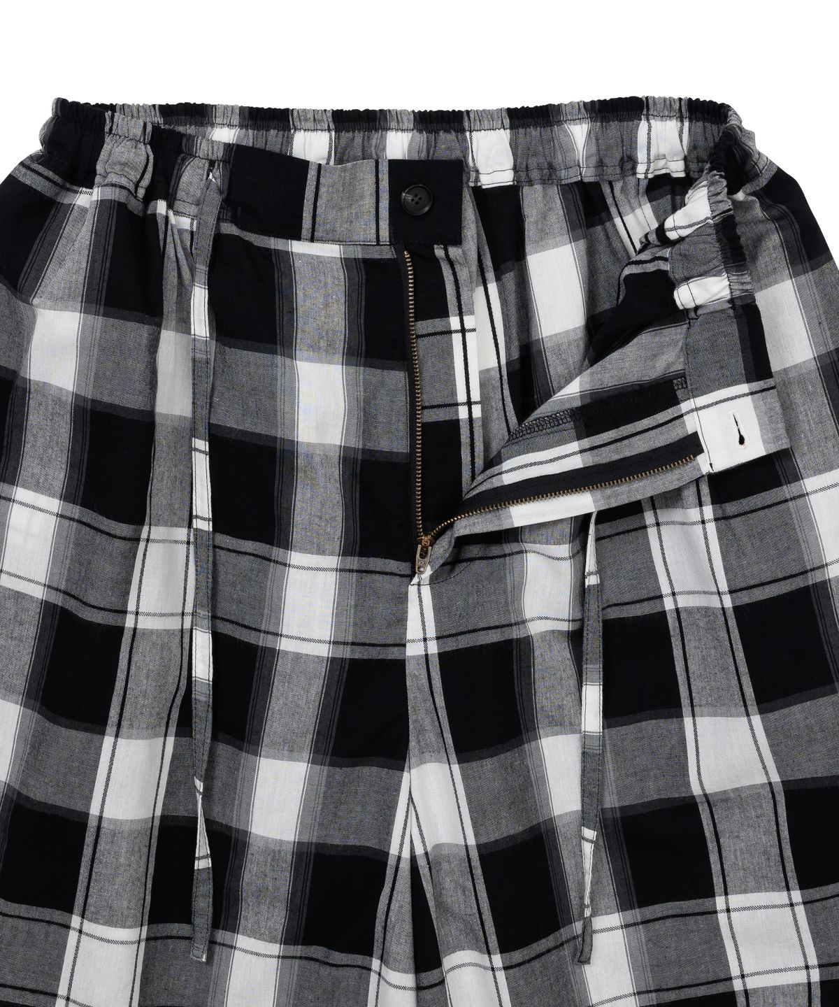 아조바이아조(AJOBYAJO) Check Shorts [BLACK]