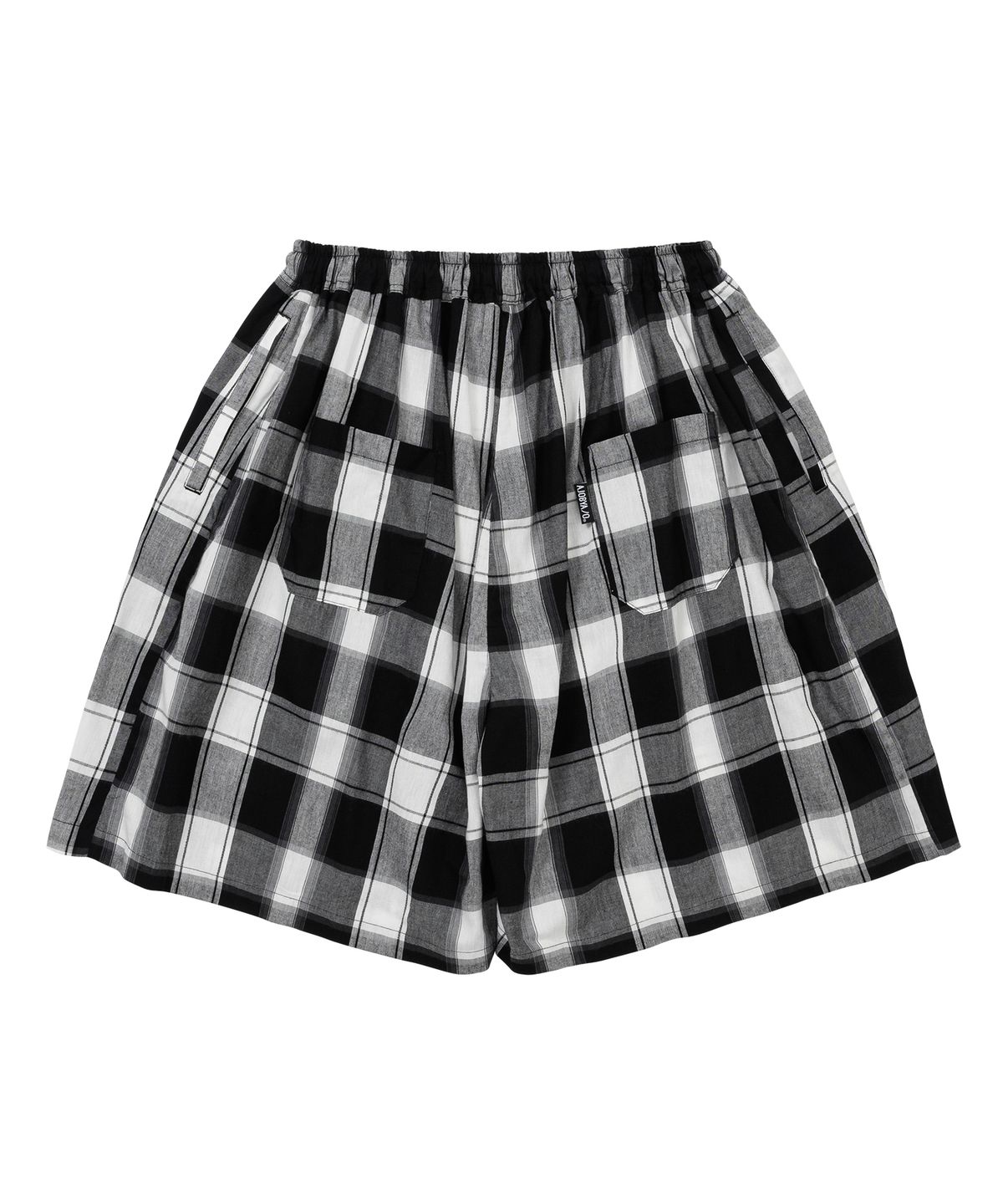 아조바이아조(AJOBYAJO) Check Shorts [BLACK]