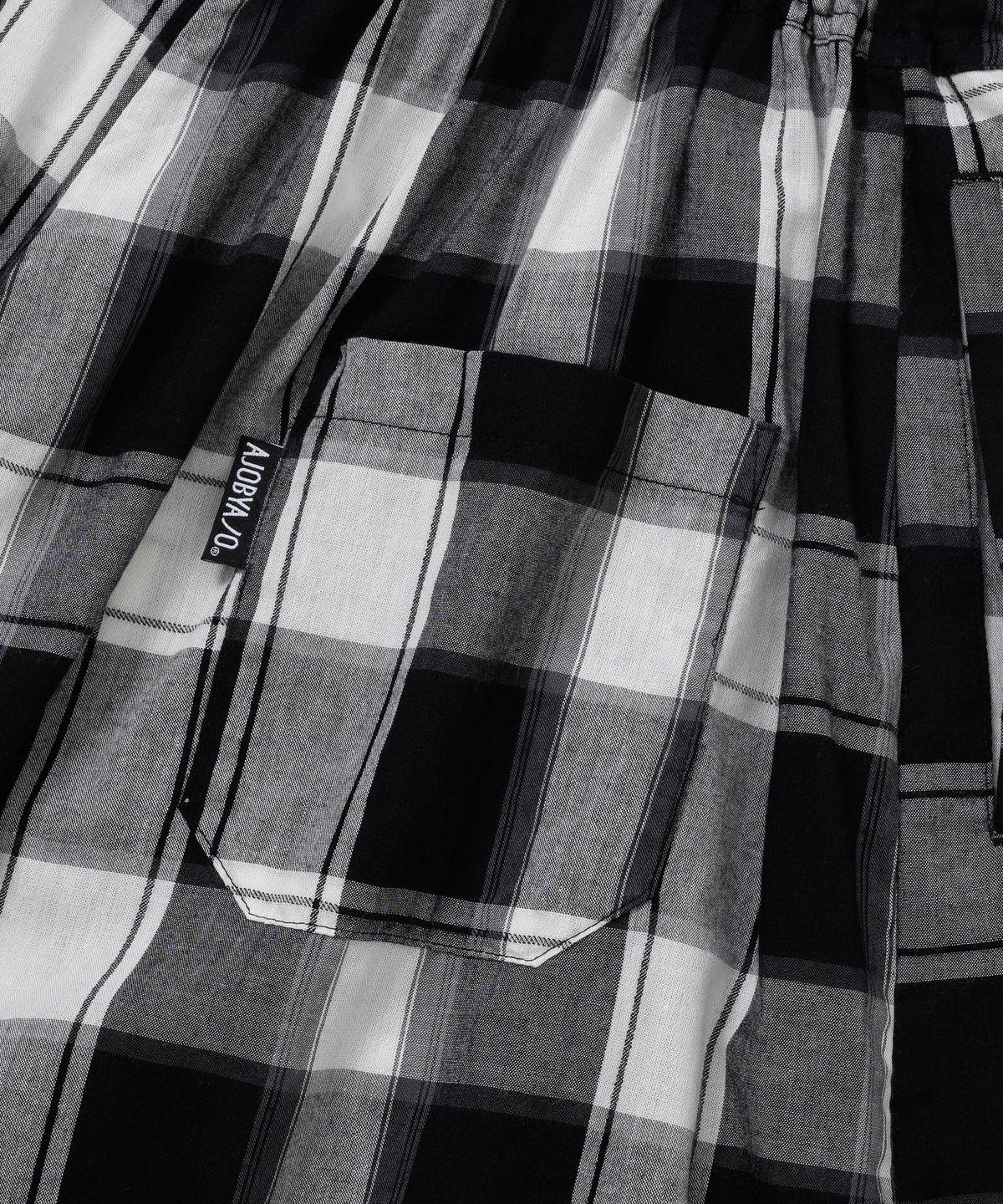 아조바이아조(AJOBYAJO) Check Shorts [BLACK]