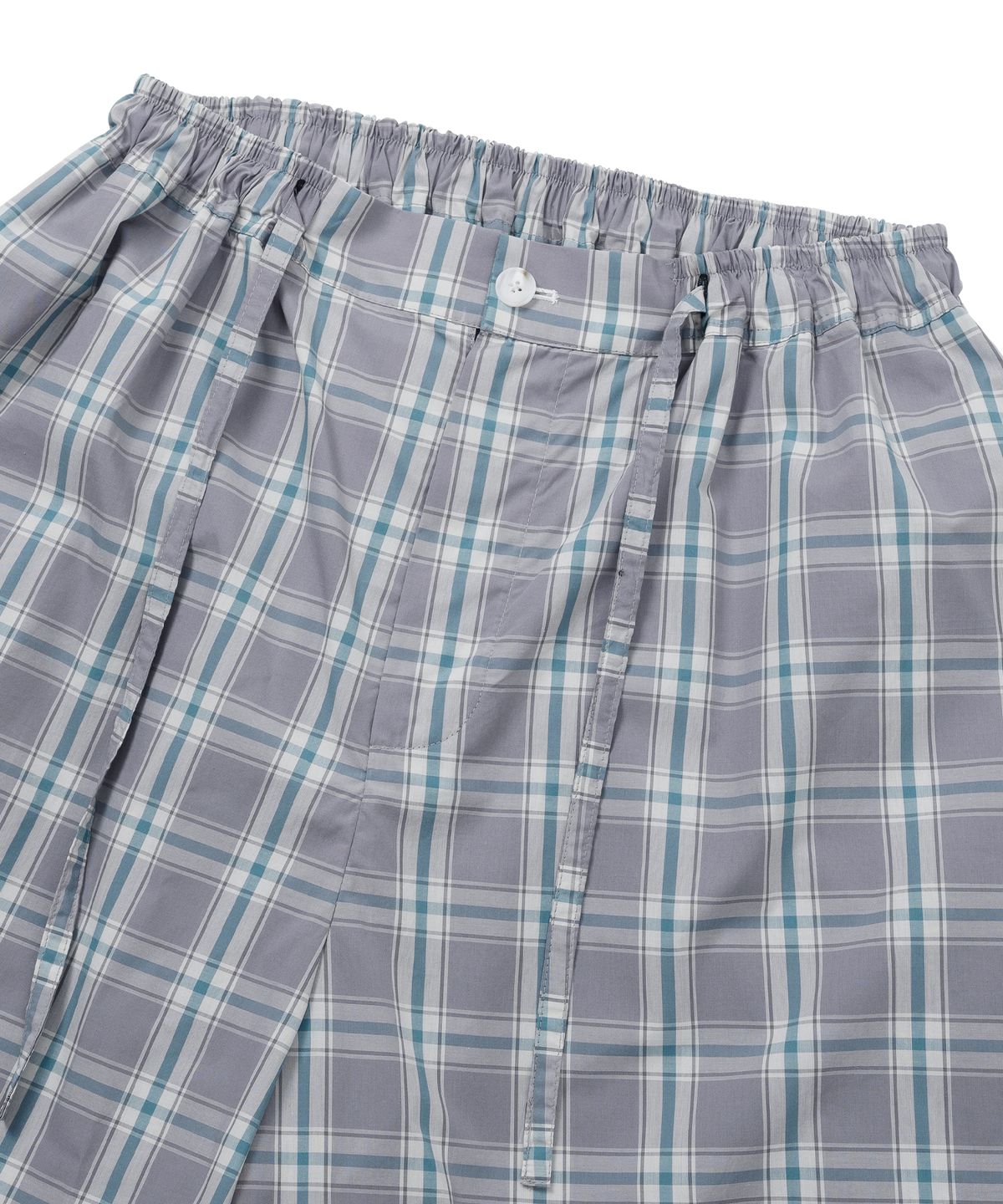 아조바이아조(AJOBYAJO) Check Shorts [GREY]