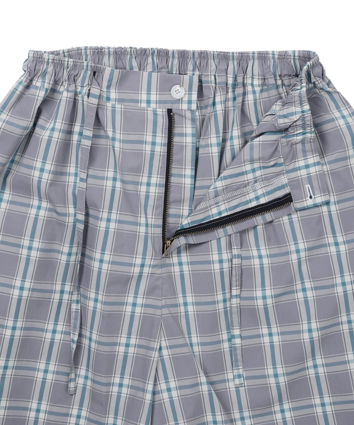 아조바이아조(AJOBYAJO) Check Shorts [GREY]