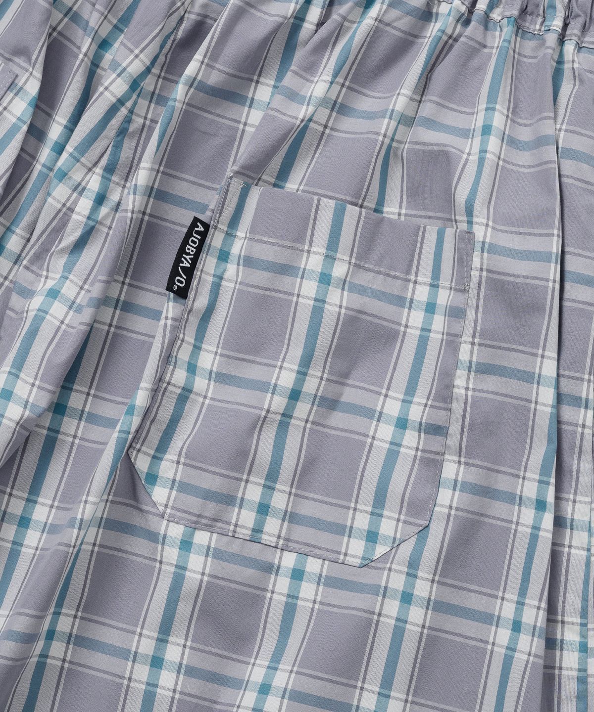 아조바이아조(AJOBYAJO) Check Shorts [GREY]
