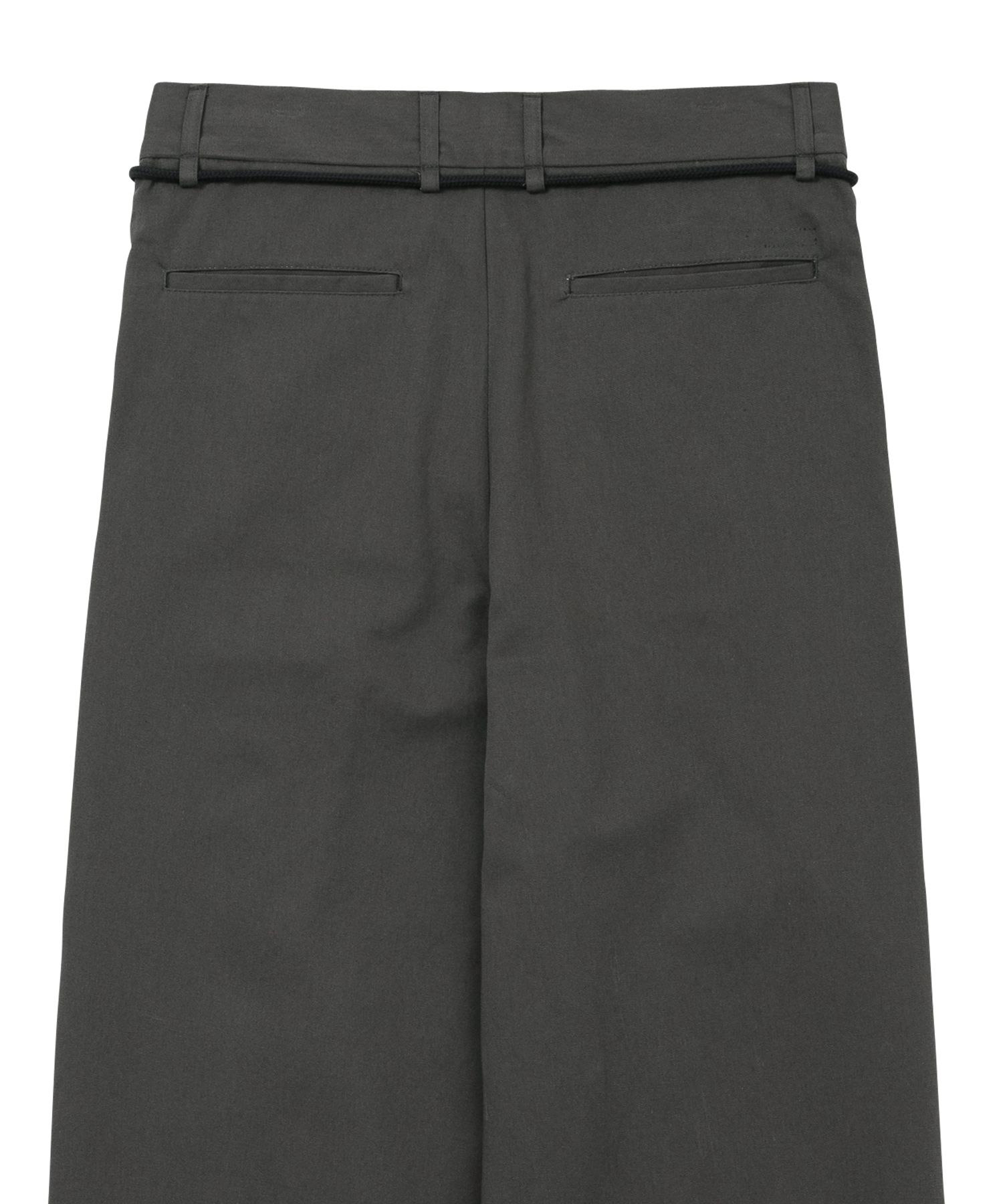MUSINSA | AJOBYAJO One Tuck Oversized Cotton Pants [CHARCOAL]