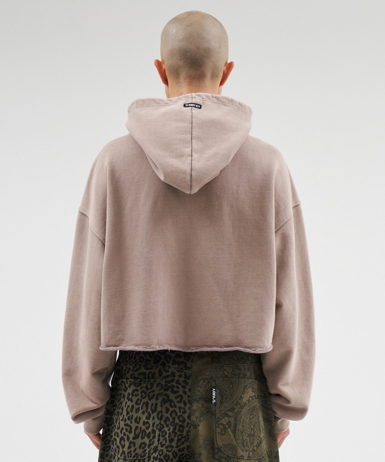 【AJO AJOBYAJO】24SS★ Barbed Wire Cropped Hoodie AJO AJOBYAJO (アジョ バイ アジョ) - バーブドワイヤー