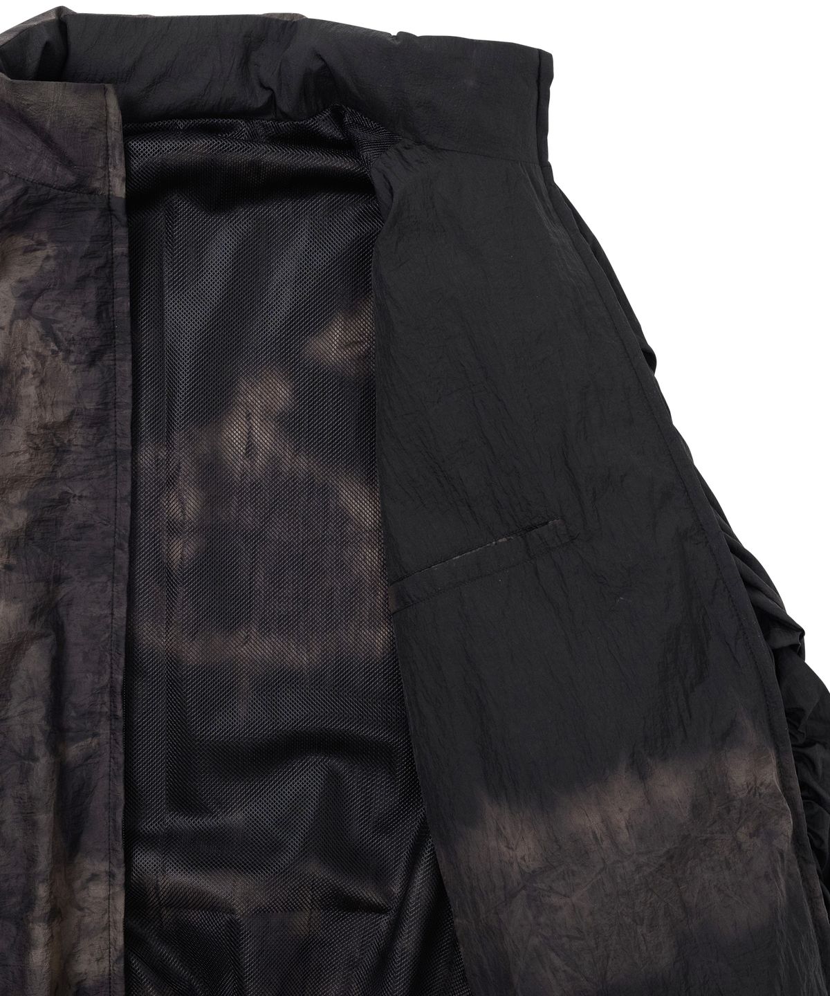 아조바이아조(AJOBYAJO) Tie-Dye Pleats Jacket [BLACK]