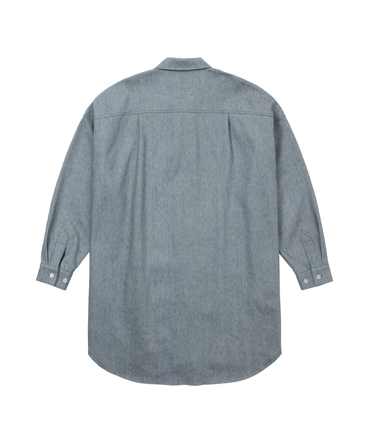 아조바이아조(AJOBYAJO) Recycled Denim Oversized Shirt Jacket [SKY BLUE]