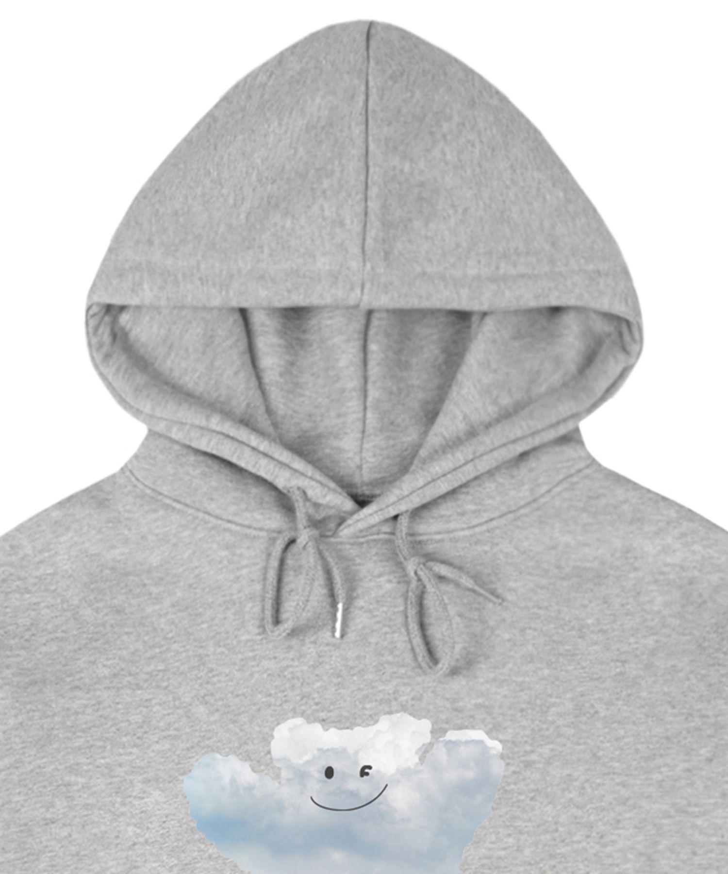 [GRAVER]★BIG CLOUD BEAR SMILE HOODIE MUSINSA | GRAVER [UNISEX] Big Cloud Bear Smile Hoodie_Grey