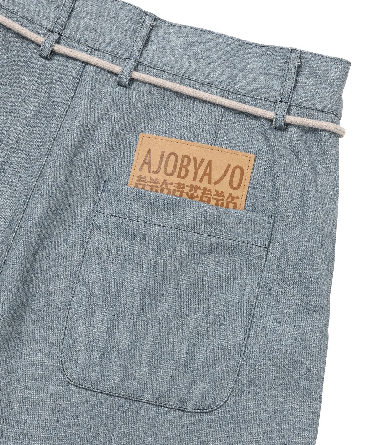 아조바이아조(AJOBYAJO) Recycled Denim Bermuda Pants [SKY BLUE]