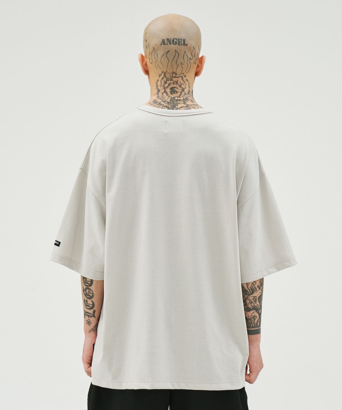 아조바이아조(AJOBYAJO) Diamond Logo T-Shirt [LIGHT GREY]