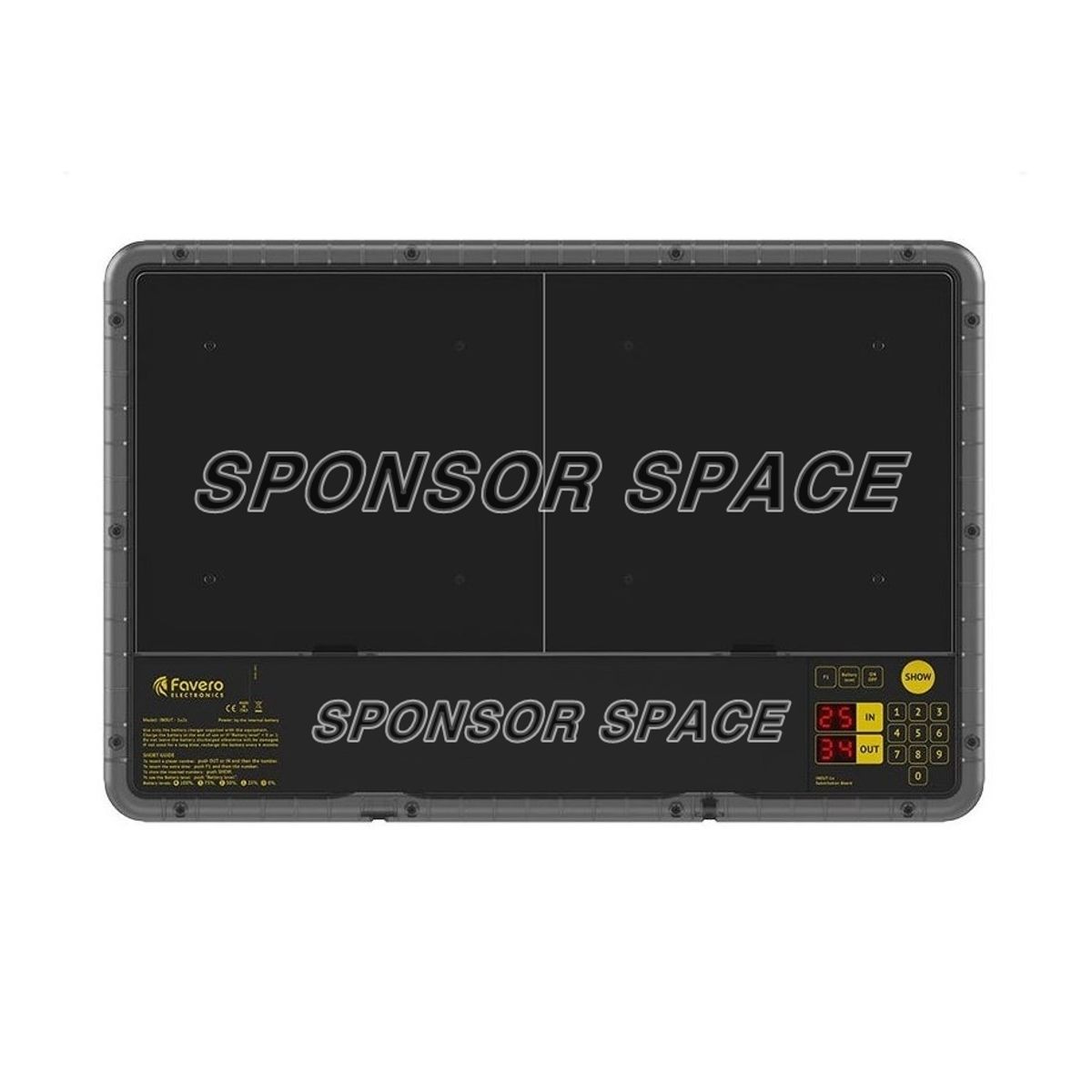 스포츠트라이브(SPORTSTRIBE) LED 선수 교체판 (단면)