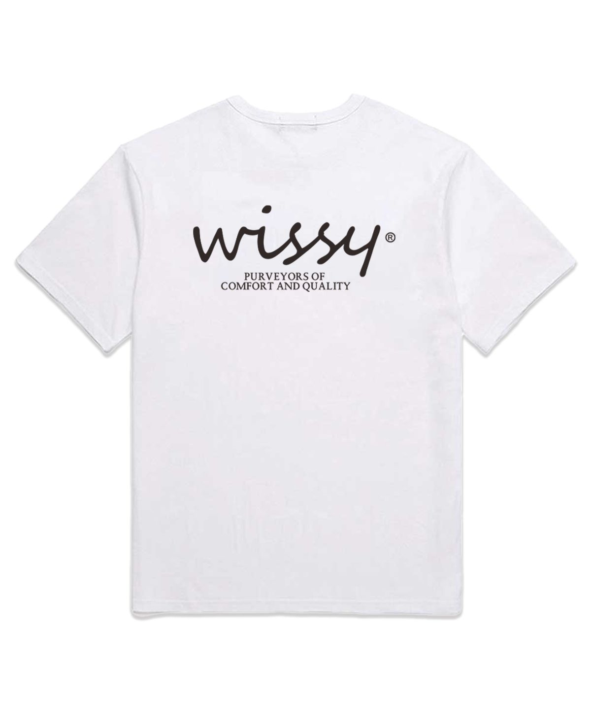 위씨(WISSY) BASIC LOGO 반팔티셔츠 (WS004) 화이트