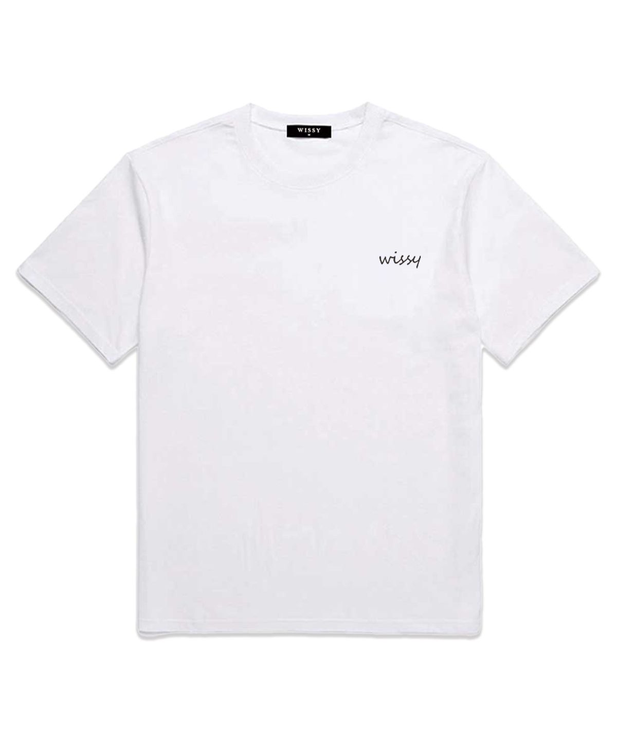 위씨(WISSY) BASIC LOGO 반팔티셔츠 (WS004) 화이트