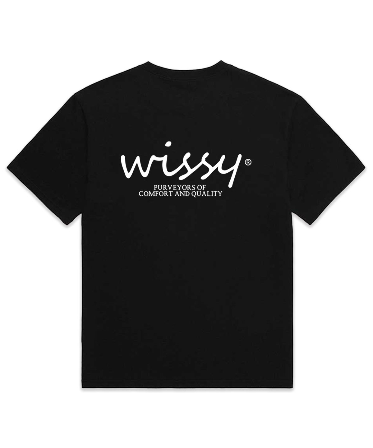 위씨(WISSY) BASIC LOGO 반팔티셔츠 (WS004) 블랙