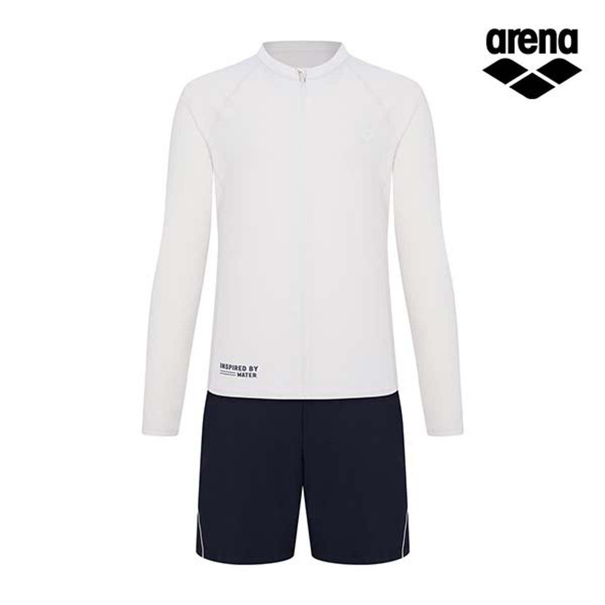 아레나(ARENA) 애쉬 레저 집업 래쉬가드 세트 A4BM1PC71GRY