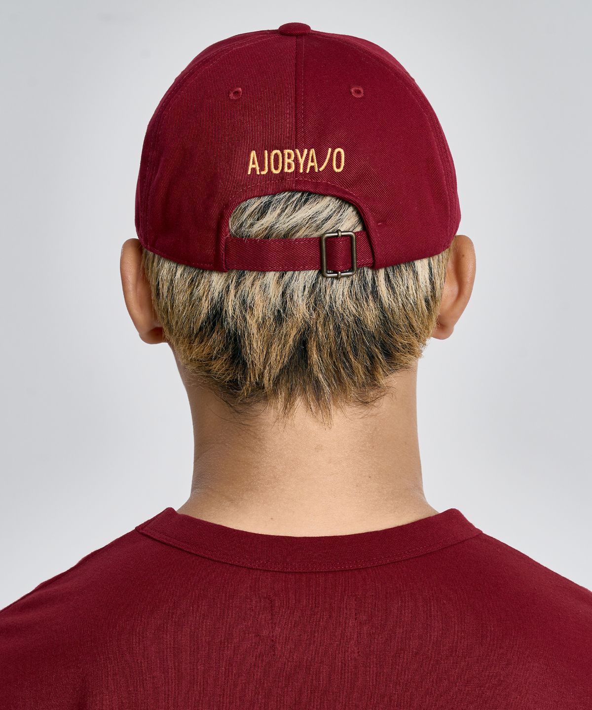 아조바이아조(AJOBYAJO) [PBA] Smile AJO Cap [BURGUNDY]