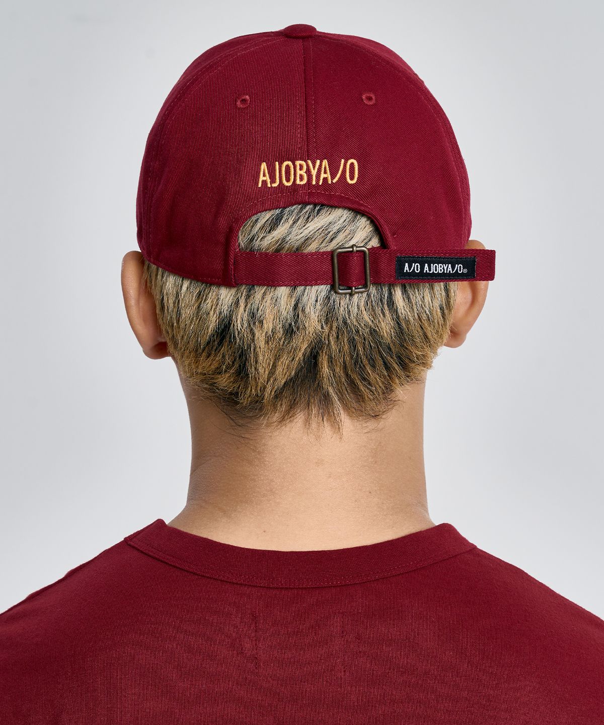 아조바이아조(AJOBYAJO) [PBA] Smile AJO Cap [BURGUNDY]