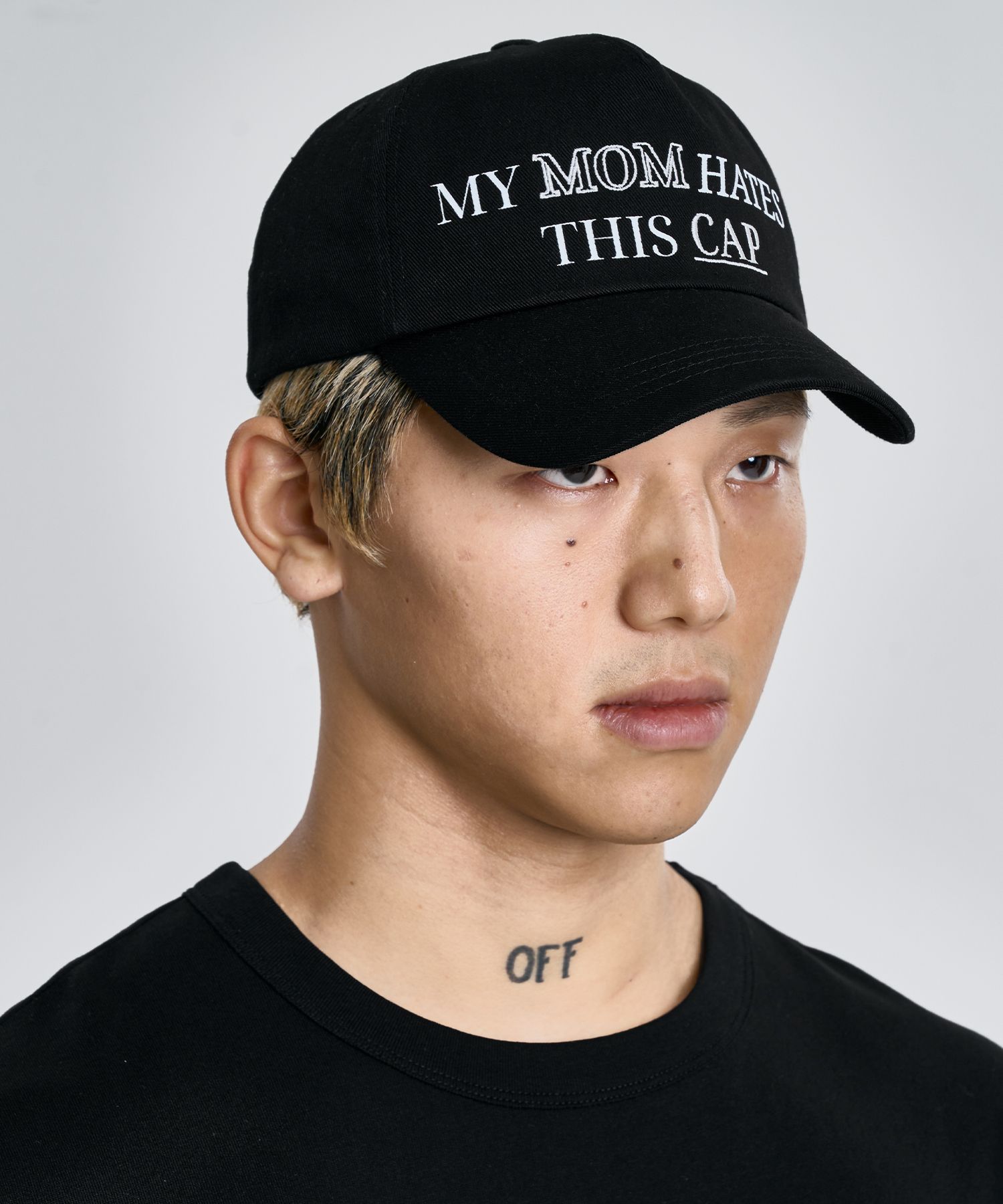 【AJO AJOBYAJO】24SS★ [PBA] My Mom Hates This Cap MUSINSA | AJOBYAJO [PBA] My Mom Hates This Cap [BLACK]
