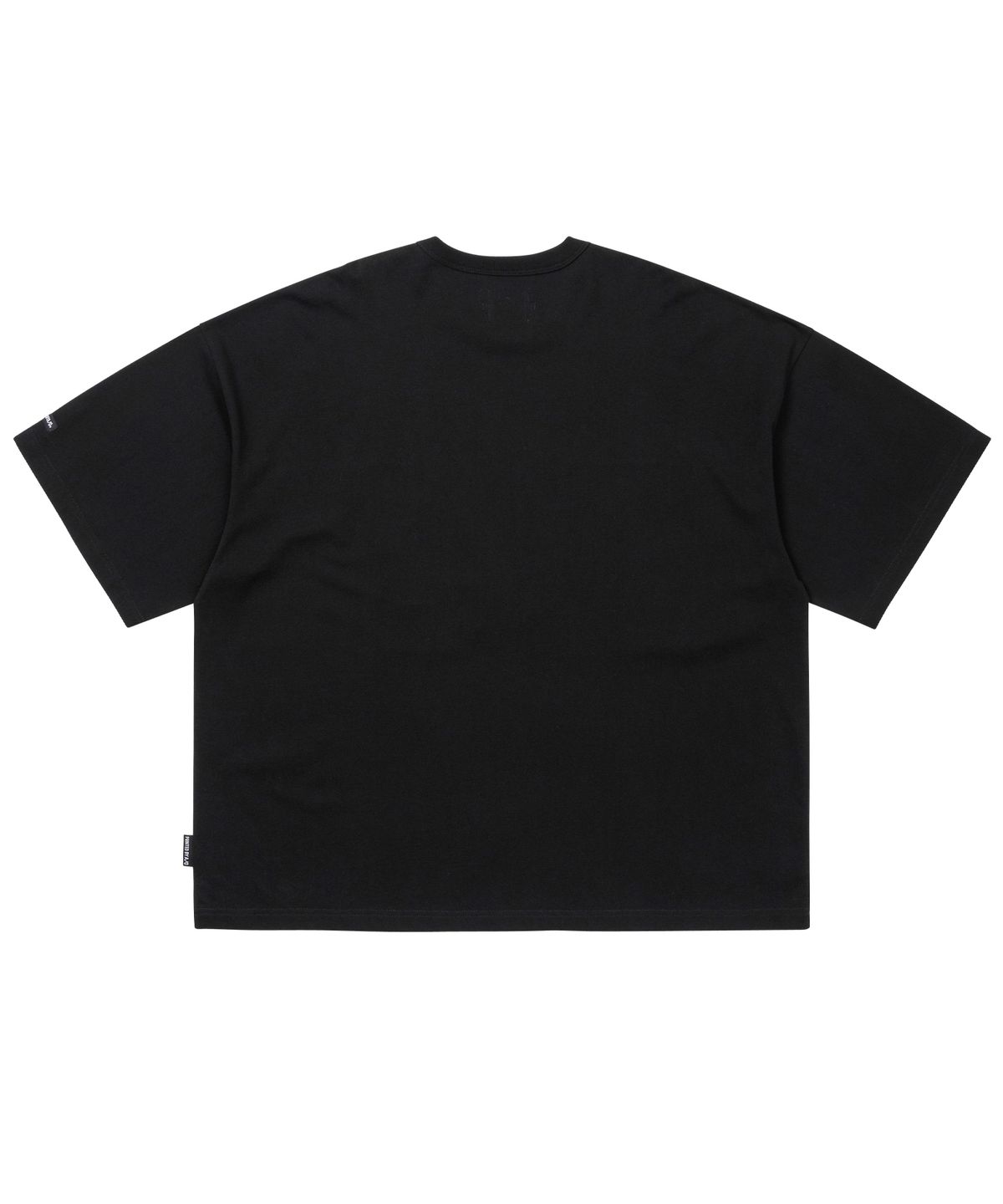 아조바이아조(AJOBYAJO) [PBA] AJ Nylon Applique T-shirt [BLACK]