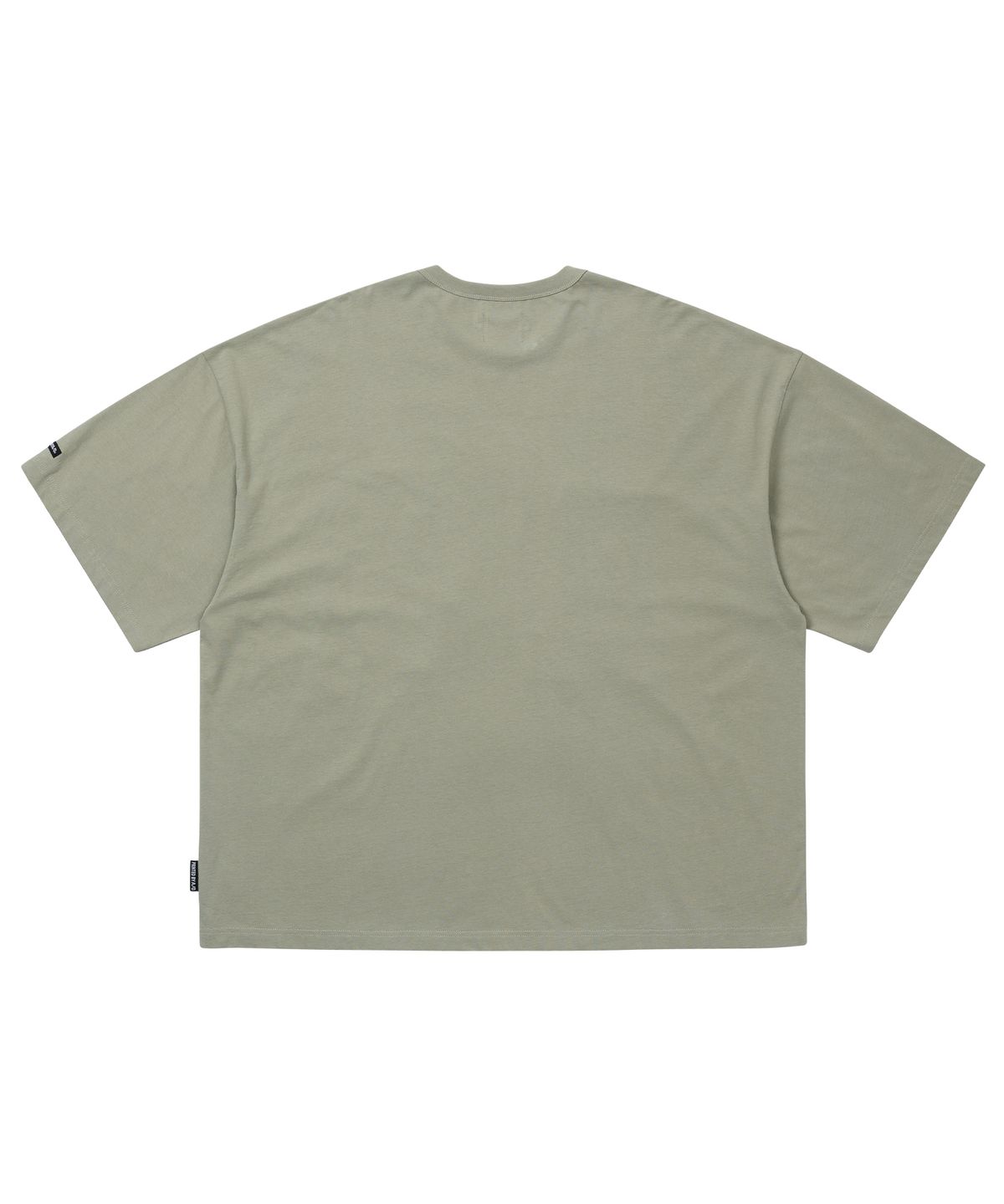 아조바이아조(AJOBYAJO) [PBA] AJ Nylon Applique T-shirt [LIGHT GREY]