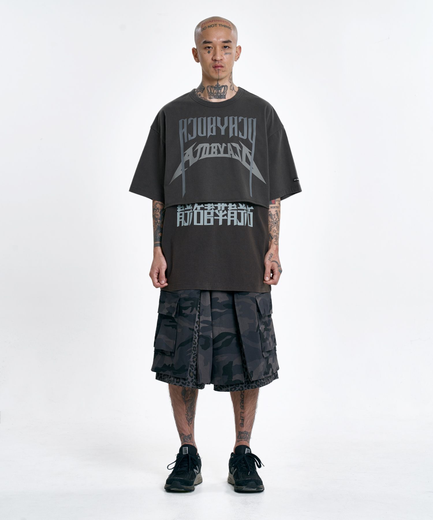 【AJO AJOBYAJO】24SS★ [PBA] Smile AJO T-Shirt PBA] Smile AJO T-Shirt [BLACK] - AJOBYAJO