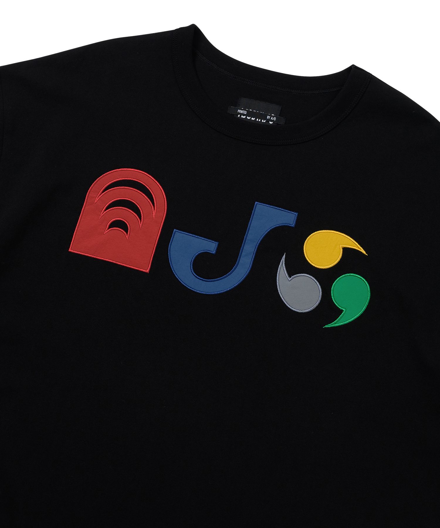 【AJO AJOBYAJO】24SS★ [PBA] AJO Pictogram Nylon Applique T MUSINSA | AJOBYAJO [PBA] AJO Pictogram Nylon Applique T