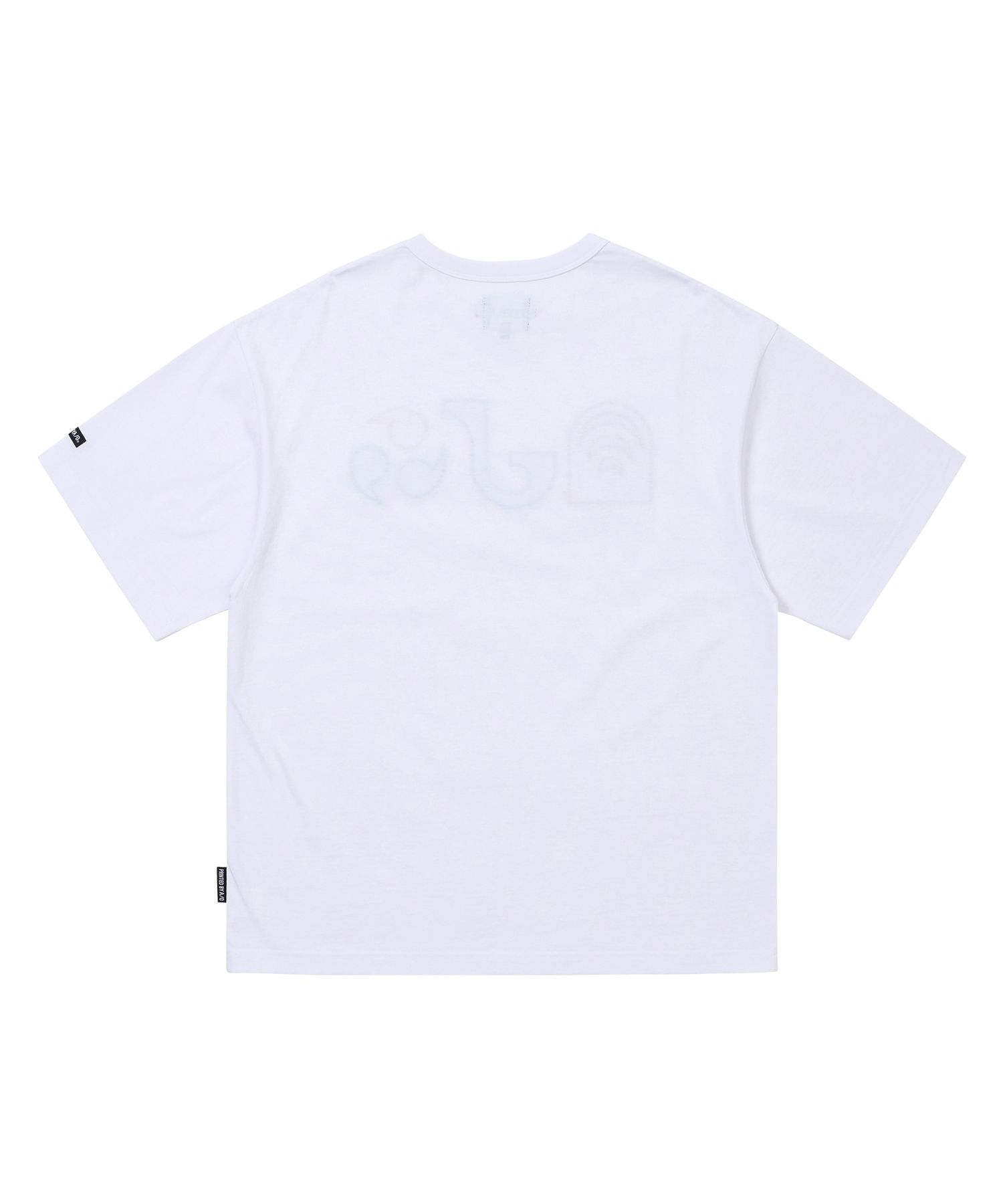 【AJO AJOBYAJO】24SS★ [PBA] AJO Pictogram Nylon Applique T PBA] AJO Pictogram Nylon Applique T-Shirt [WHITE] - AJOBYAJO