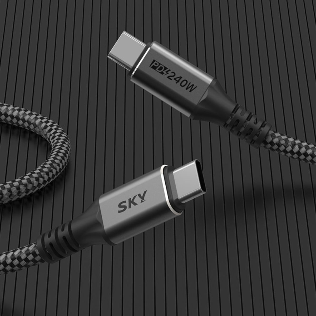 스카이(SKY) USB4 썬더볼트4 240W PD C to C타입 초고속 케이블 1.2M