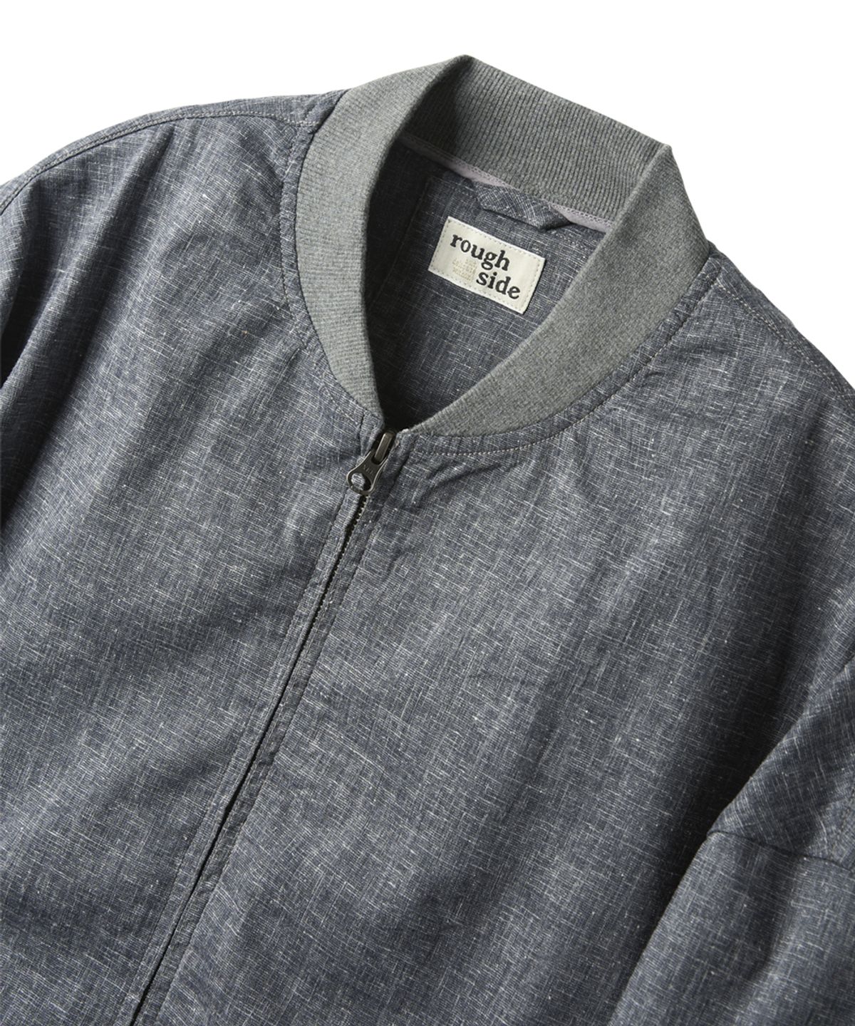 러프사이드(ROUGHSIDE) Linen Light Blouson Navy
