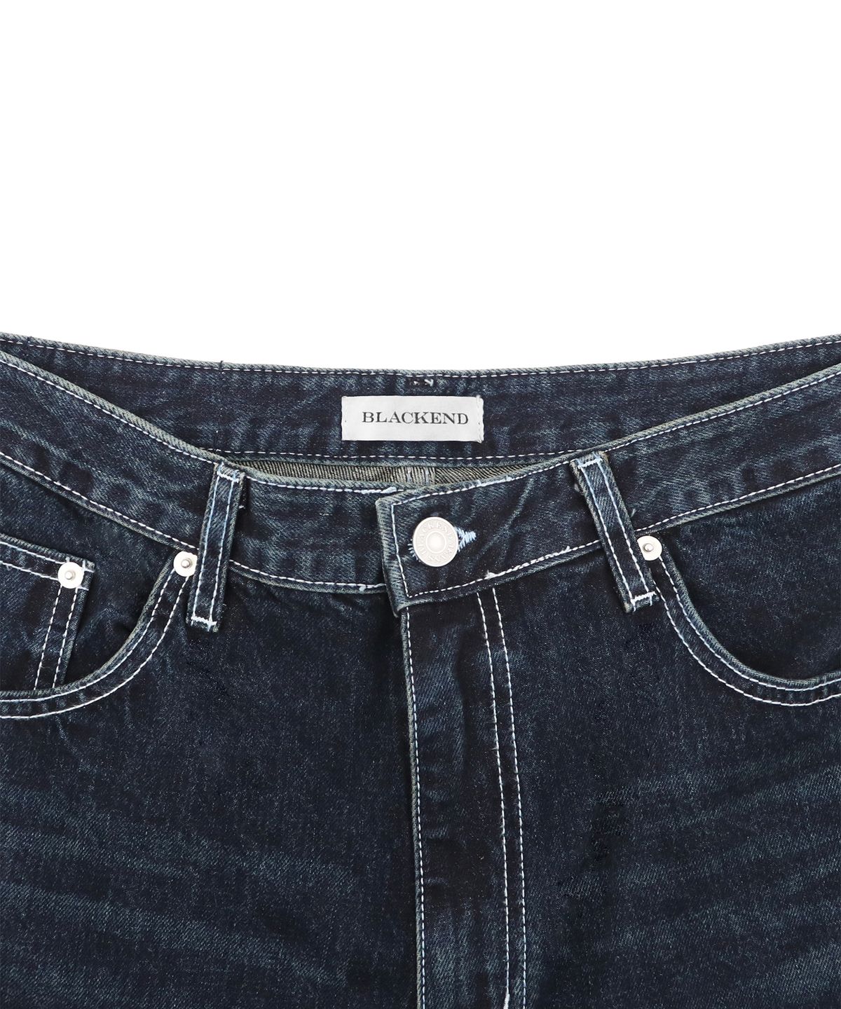 캑터스도넛마켓(CACTUSDONUTMARKET) SIDE ZIPPER POCKET DENIM - INDIGO