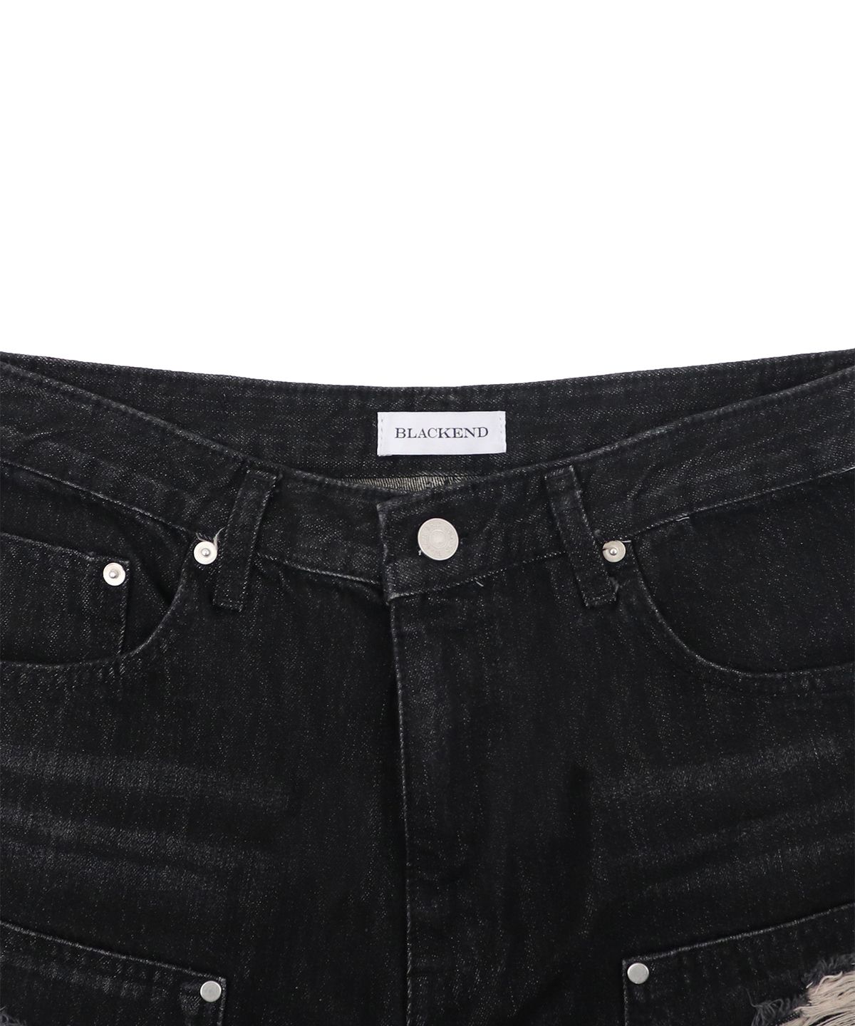 캑터스도넛마켓(CACTUSDONUTMARKET) CARPENTER WIDE DENIM - BLACK