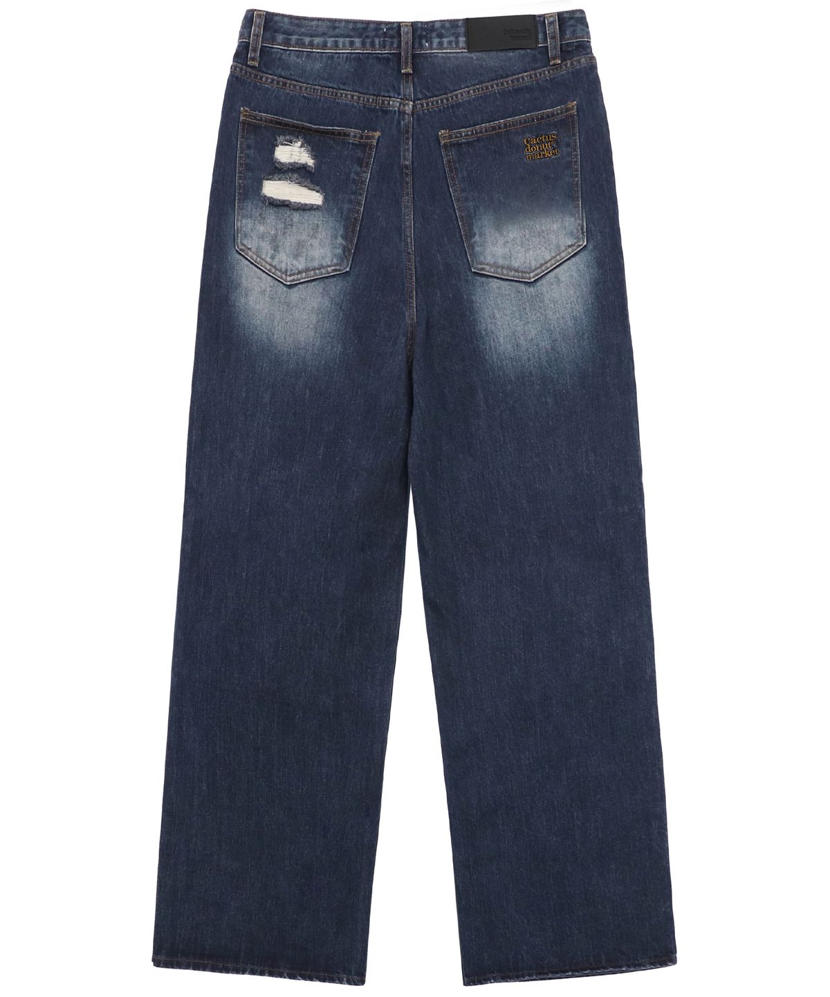 캑터스도넛마켓(CACTUSDONUTMARKET) CARPENTER WIDE DENIM - DEEP BLUE
