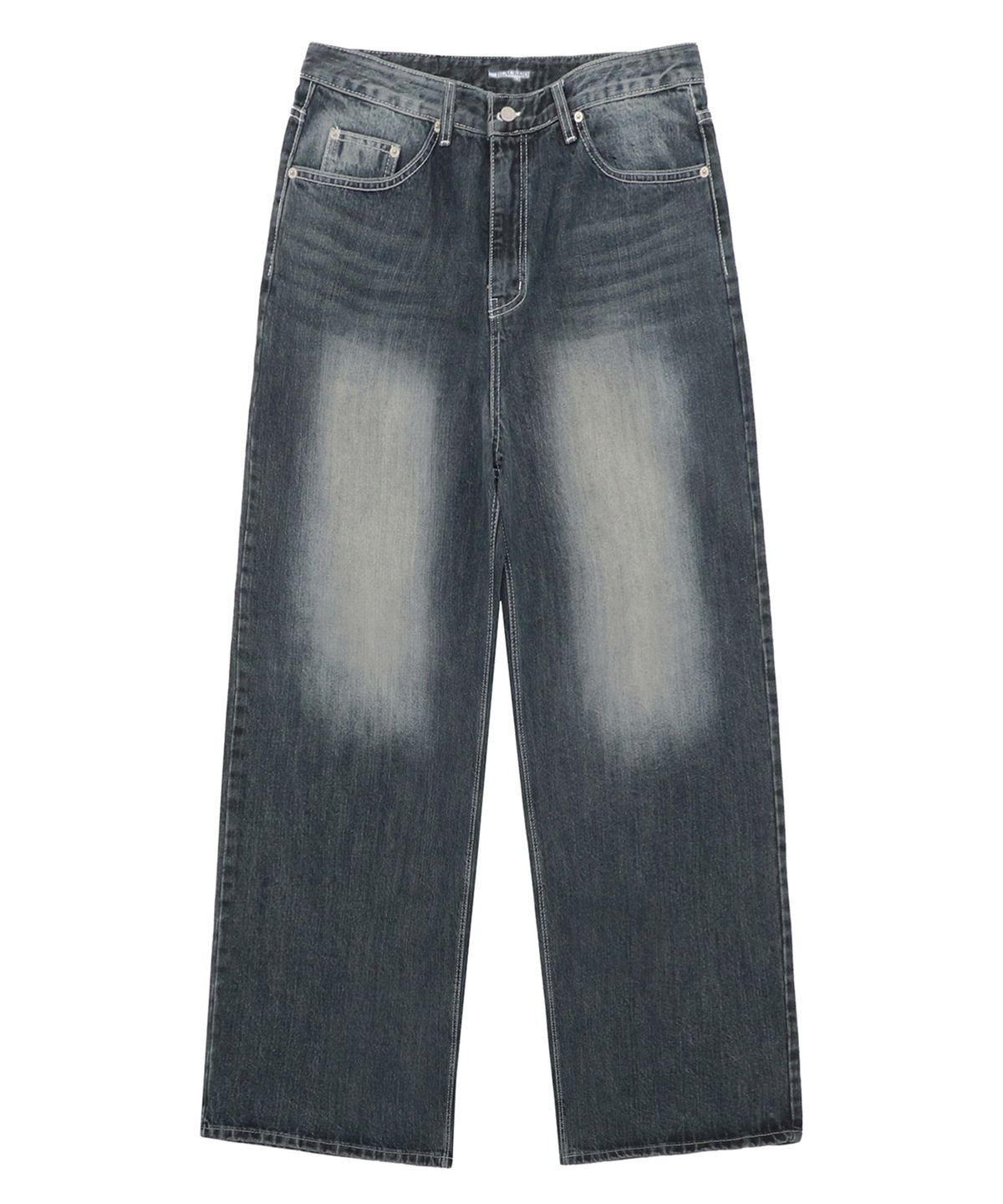 캑터스도넛마켓(CACTUSDONUTMARKET) ELI WIDE DENIM PANTS - SMOKY GRAY