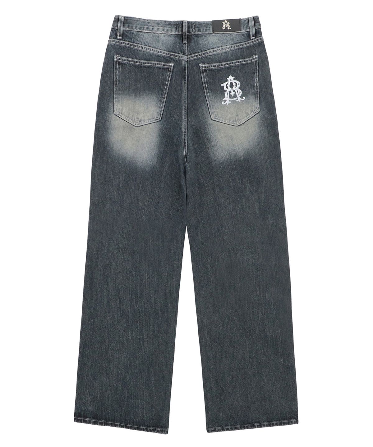 캑터스도넛마켓(CACTUSDONUTMARKET) ELI WIDE DENIM PANTS - SMOKY GRAY