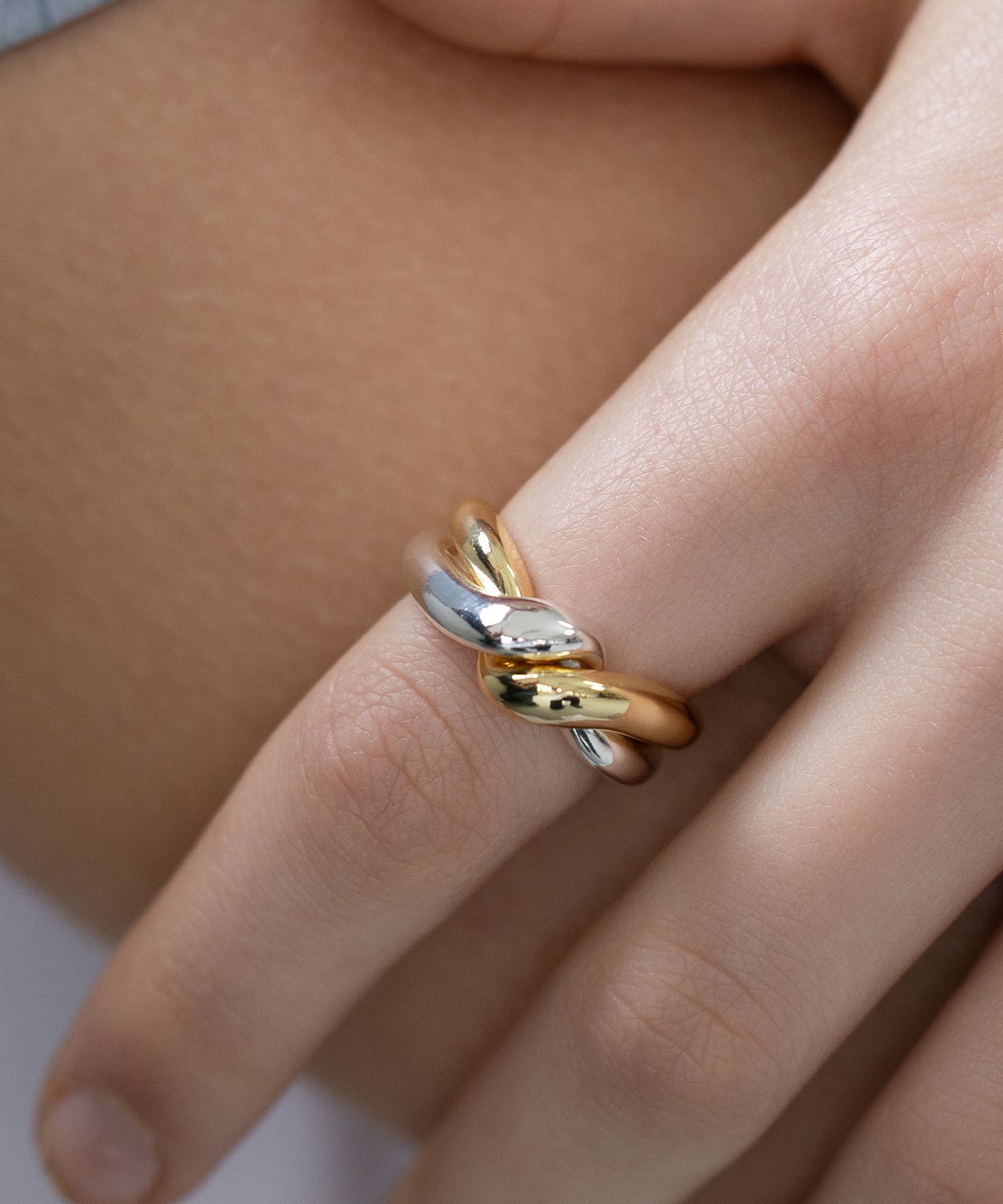 ☆TATIANA☆ Cross Twist Ring CR0454 MUSINSA公式 | TATIANA Cross Twist Ring CR0454