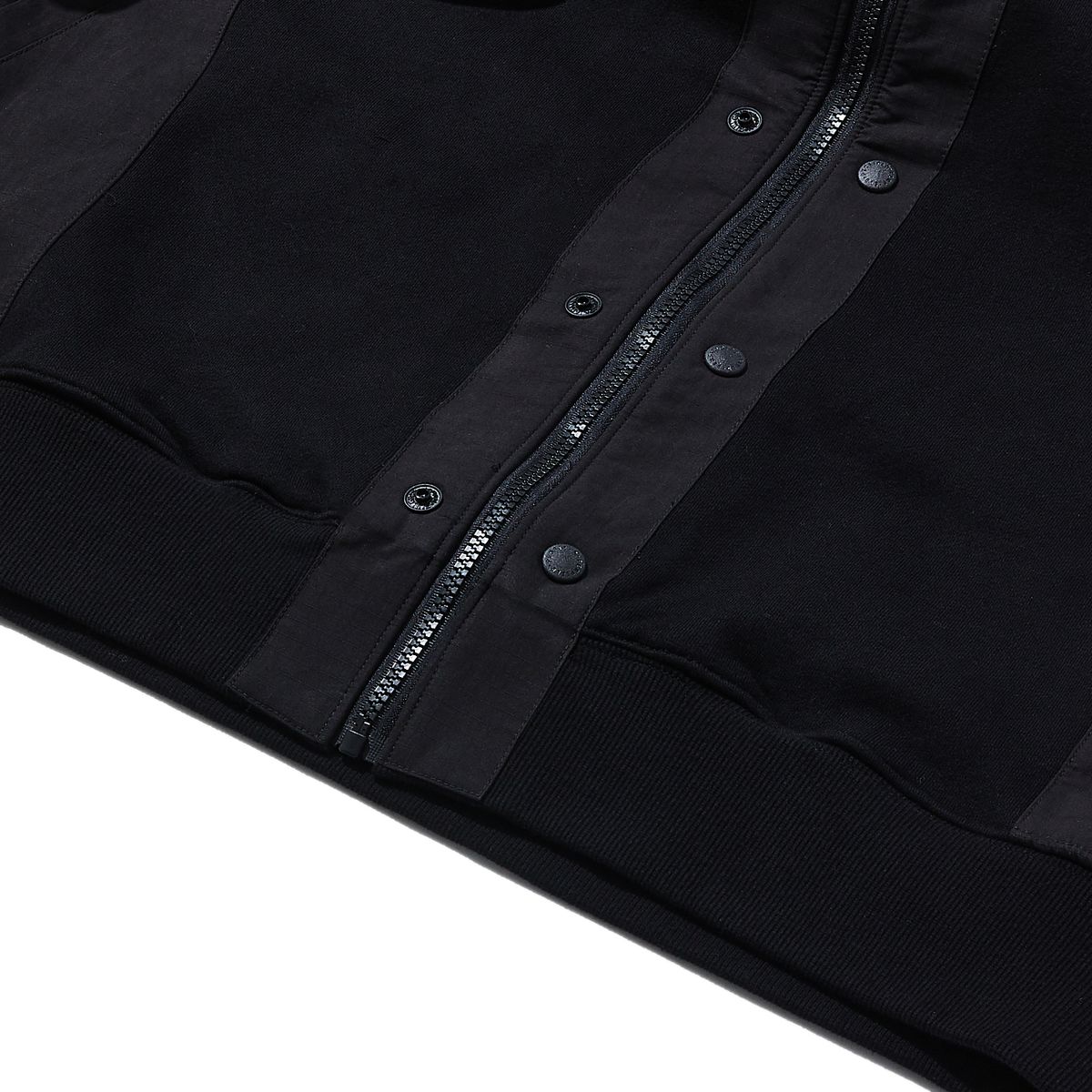 펜필드(PENFIELD) CN MIXED MA-1 SWEAT JACKET BLACK_FQ1WJ71U