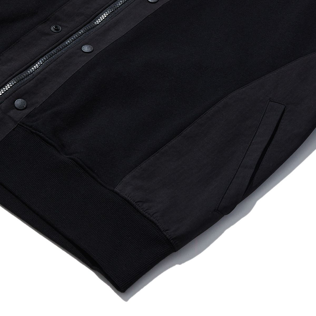펜필드(PENFIELD) CN MIXED MA-1 SWEAT JACKET BLACK_FQ1WJ71U