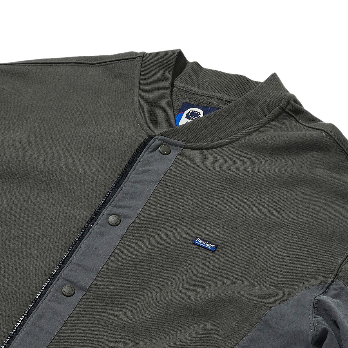 펜필드(PENFIELD) CN MIXED MA-1 SWEAT JACKET CHARCOAL_FQ1WJ70U