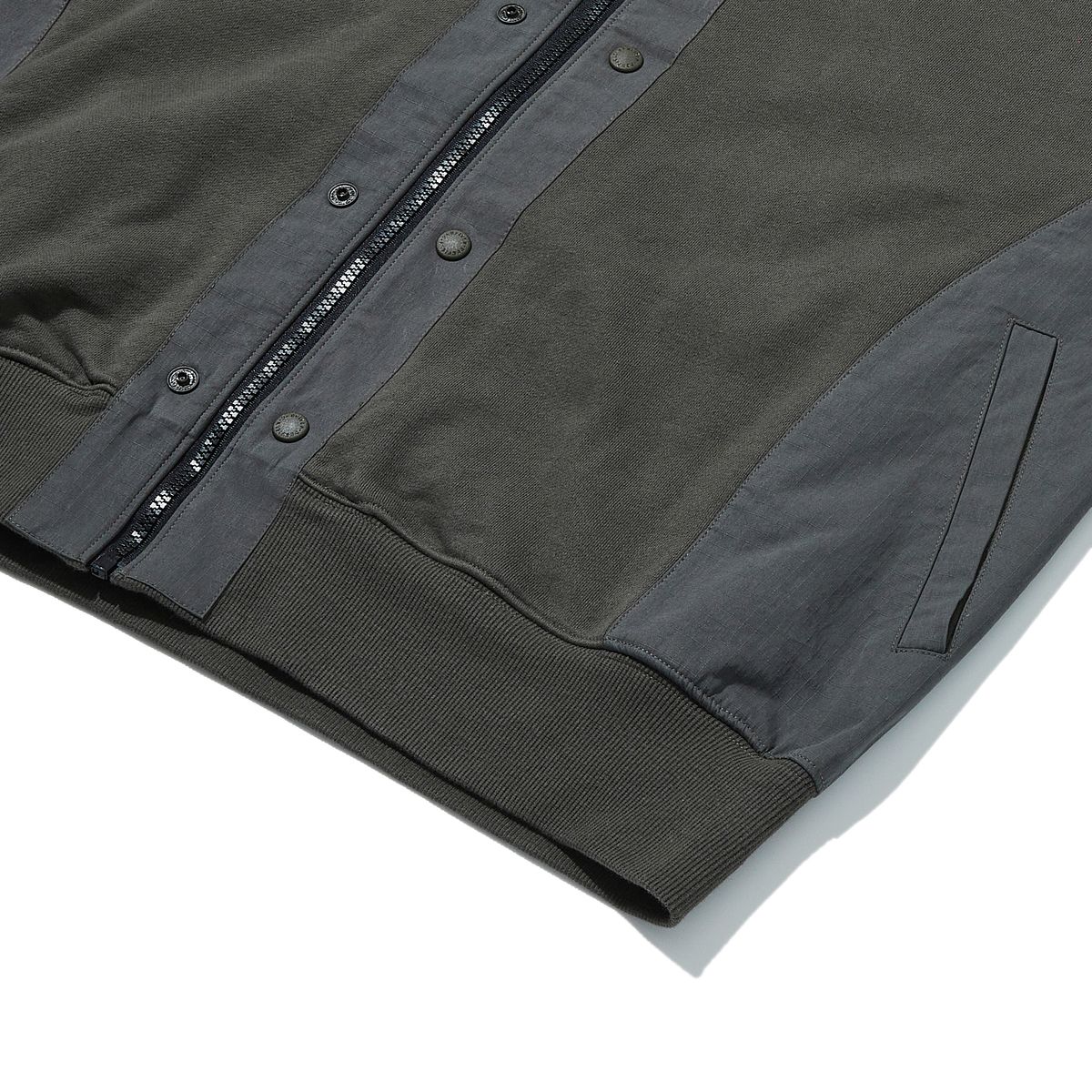 펜필드(PENFIELD) CN MIXED MA-1 SWEAT JACKET CHARCOAL_FQ1WJ70U
