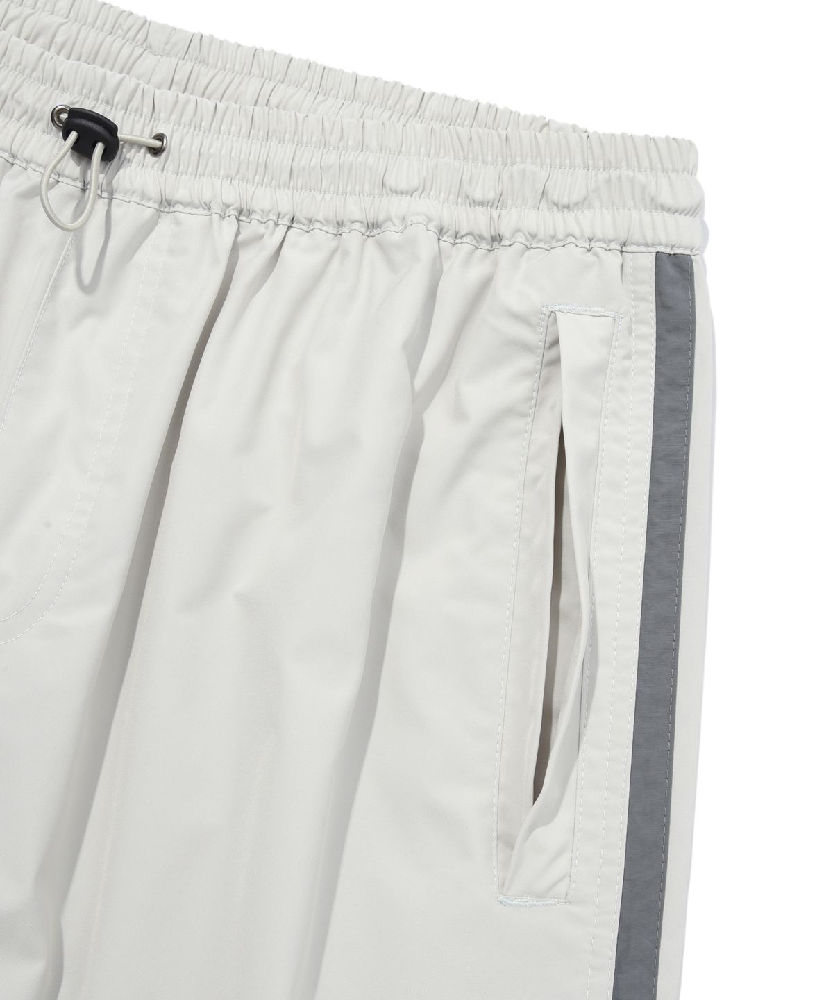 피지컬 디파트먼트(PHYSICAL DEPARTMENT) COLOR BLOCK STITCH TRACK PANTS IVORY