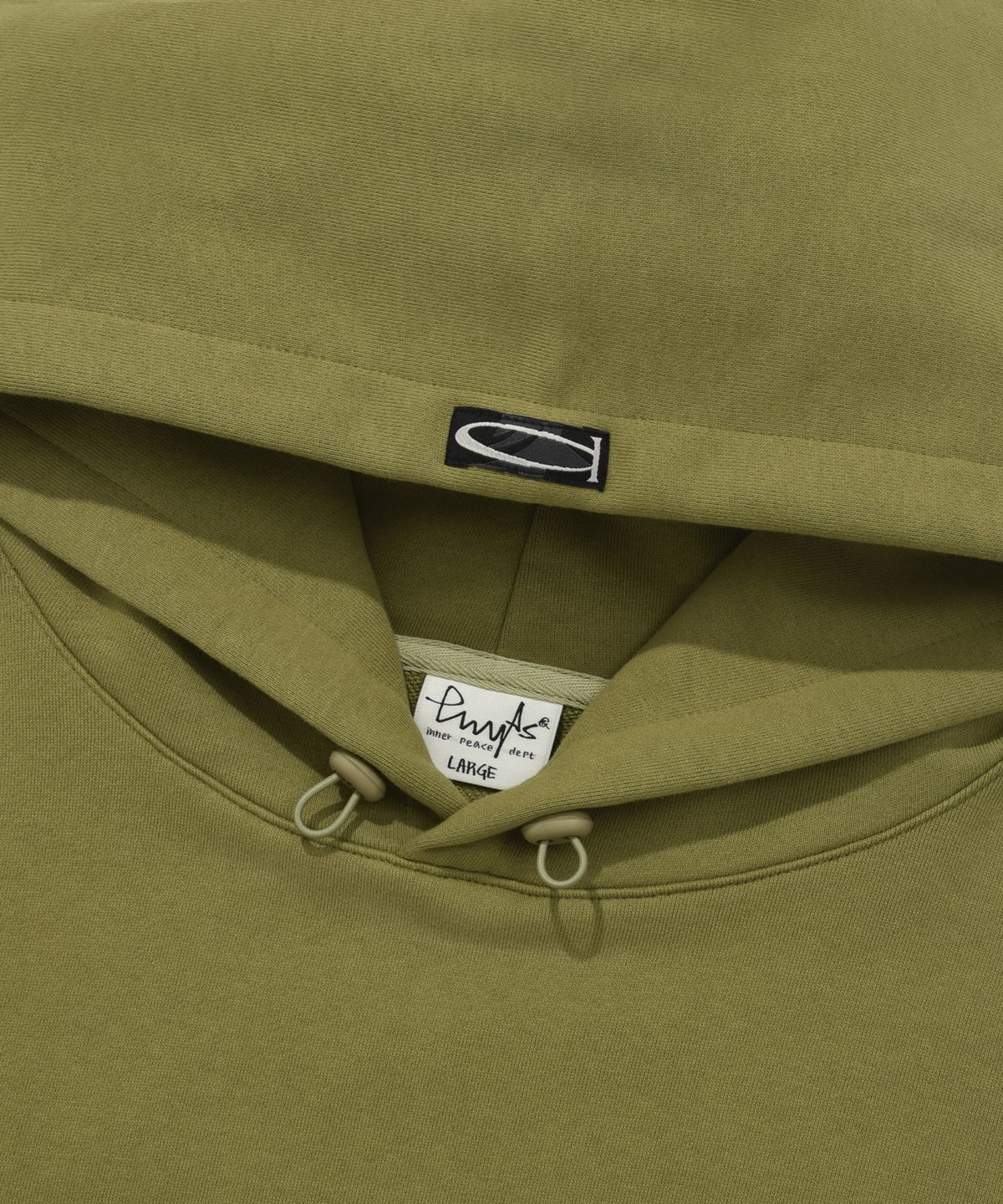 피지컬 디파트먼트(PHYSICAL DEPARTMENT) P-ACTIVE SILICON HOODIE OLIVE KHAKI