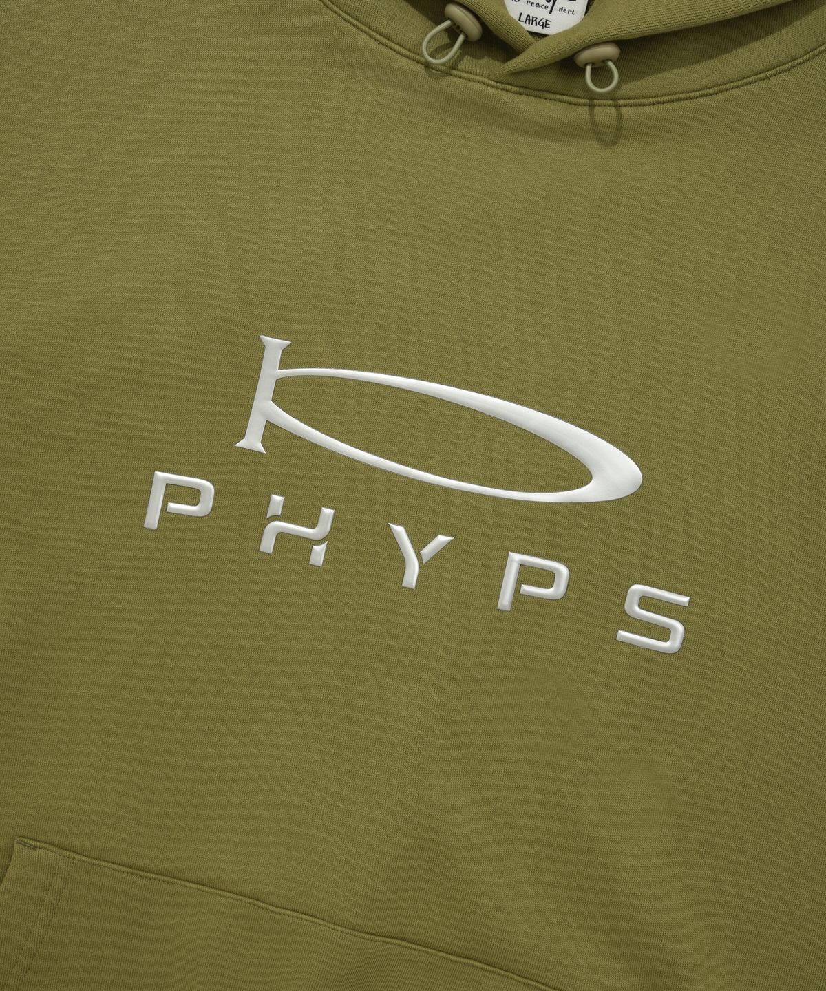 피지컬 디파트먼트(PHYSICAL DEPARTMENT) P-ACTIVE SILICON HOODIE OLIVE KHAKI