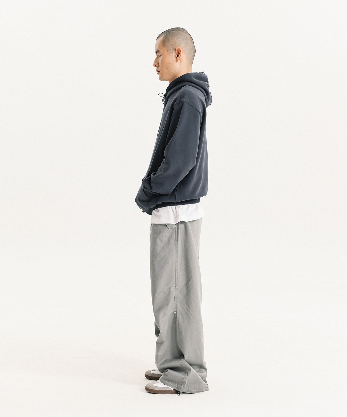피지컬 디파트먼트(PHYSICAL DEPARTMENT) P-ACTIVE SILICON HOODIE OLIVE KHAKI
