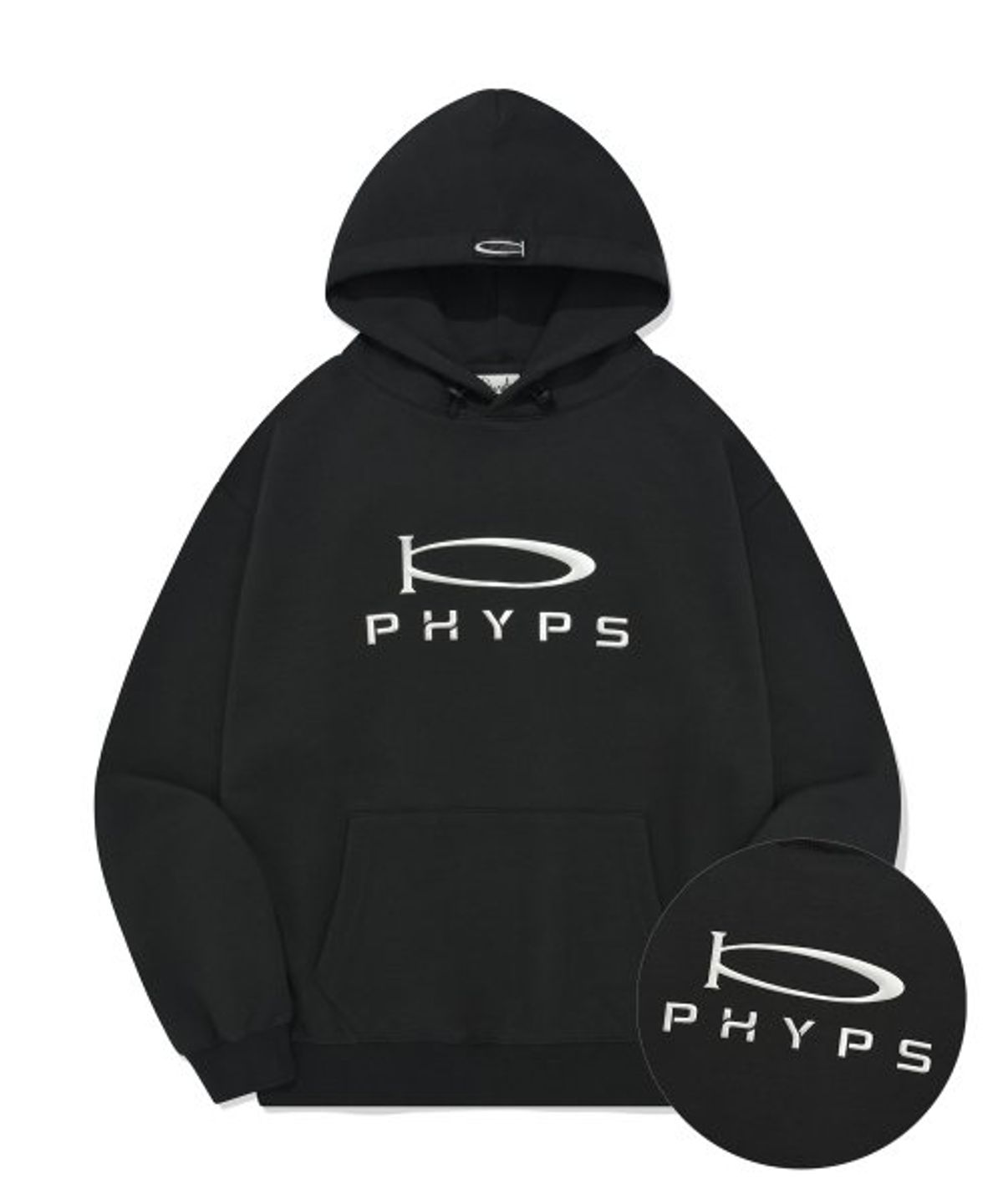 피지컬 디파트먼트(PHYSICAL DEPARTMENT) P-ACTIVE SILICON HOODIE CHARCOAL