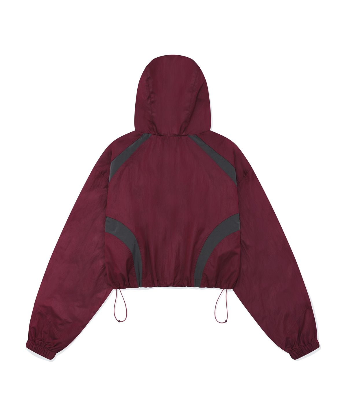 피지컬 디파트먼트(PHYSICAL DEPARTMENT) CURVE CROP WIND BREAKER BURGUNDY