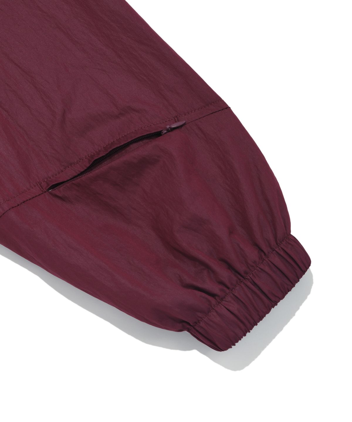 피지컬 디파트먼트(PHYSICAL DEPARTMENT) CURVE CROP WIND BREAKER BURGUNDY