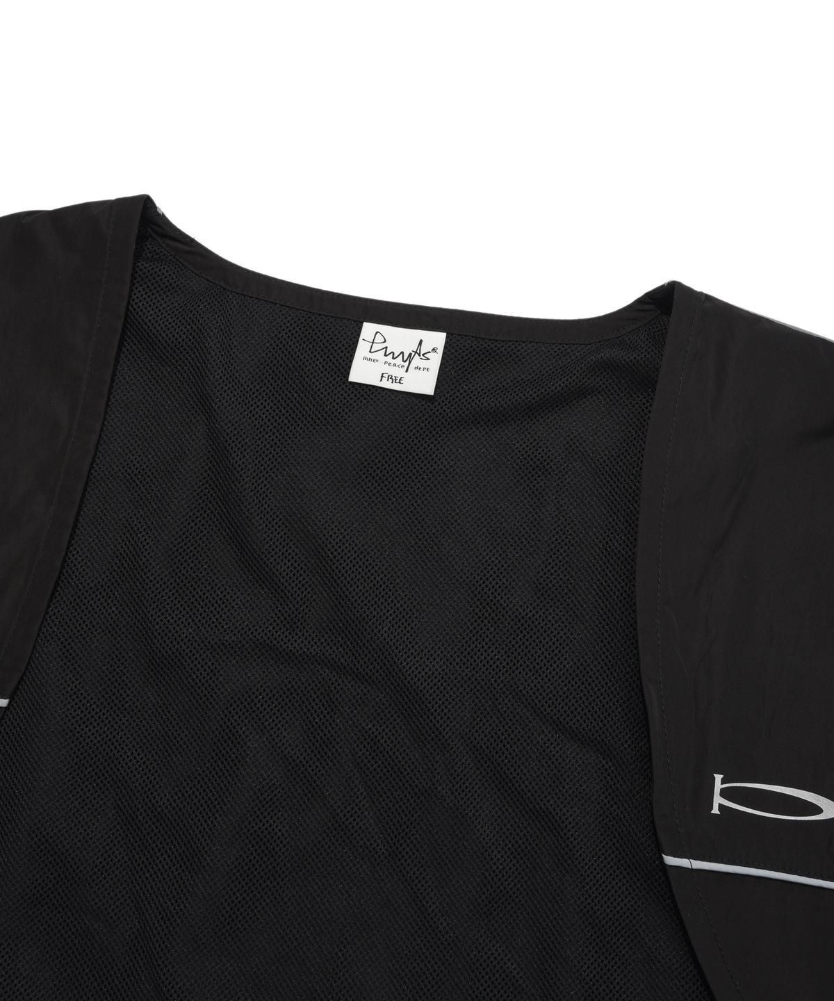 피지컬 디파트먼트(PHYSICAL DEPARTMENT) NYLON PIPNG CROP BOLERO BLACK