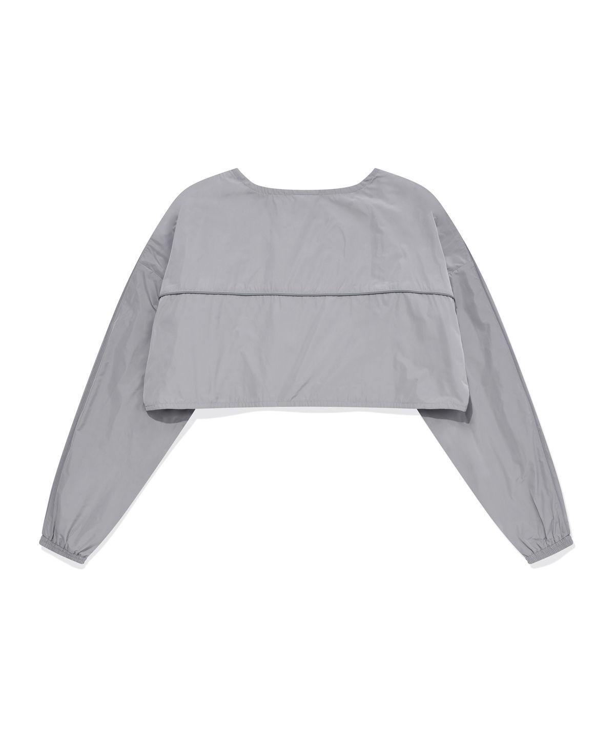 피지컬 디파트먼트(PHYSICAL DEPARTMENT) NYLON PIPNG CROP BOLERO GRAY
