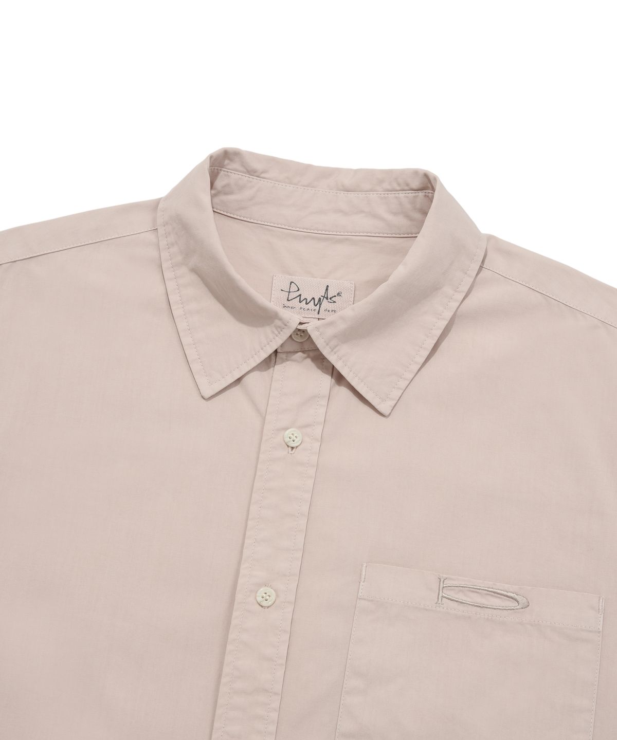 피지컬 디파트먼트(PHYSICAL DEPARTMENT) P-ACTIVE OVER-FIT SHIRT VTG PINK