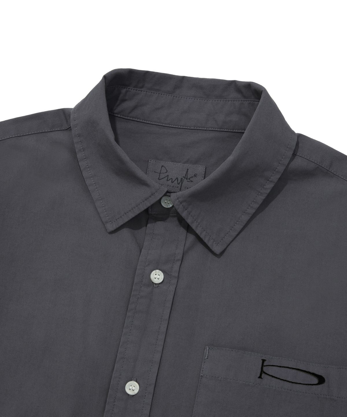 피지컬 디파트먼트(PHYSICAL DEPARTMENT) P-ACTIVE OVER-FIT SHIRT CHARCOAL